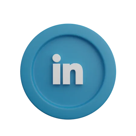 Free LinkedIn Logo 3D Illustration