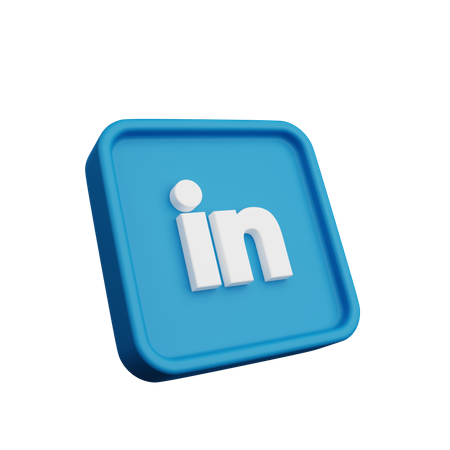 Free LinkedIn Logo  3D Logo