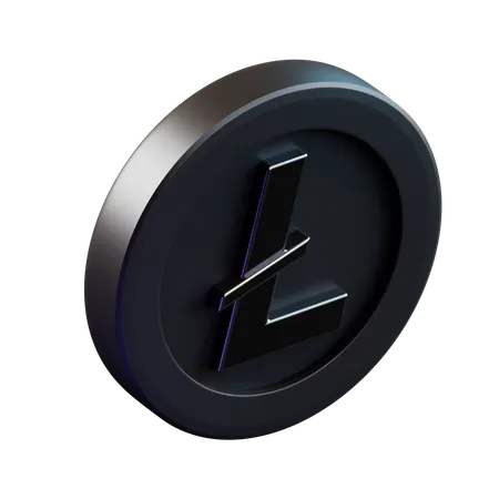 Free Lite Coin  3D Icon