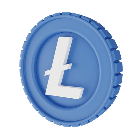 Free Litecoin  3D Icon