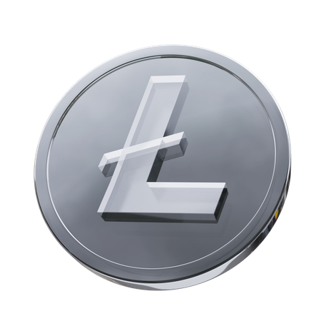 Free Litecoin  3D Icon