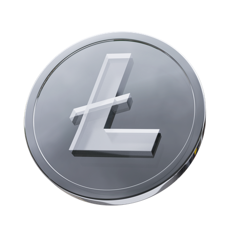 Free Litecoin  3D Illustration