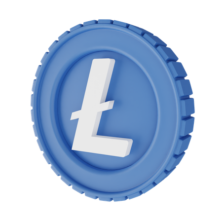 Free Litecoin  3D Illustration