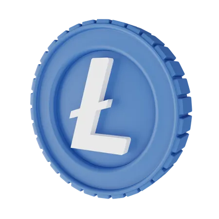 Free Litecoin  3D Illustration