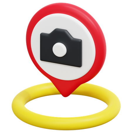 Free Localização da câmera  3D Icon