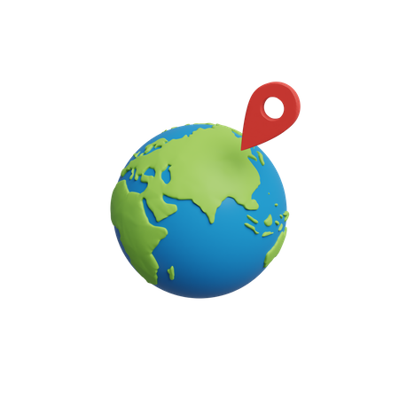 Free Location  3D Icon