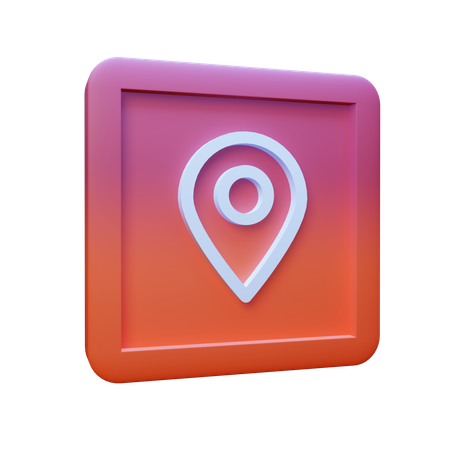 Free Location Pin  3D Icon