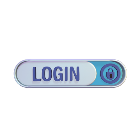 Free Login seguro  3D Icon