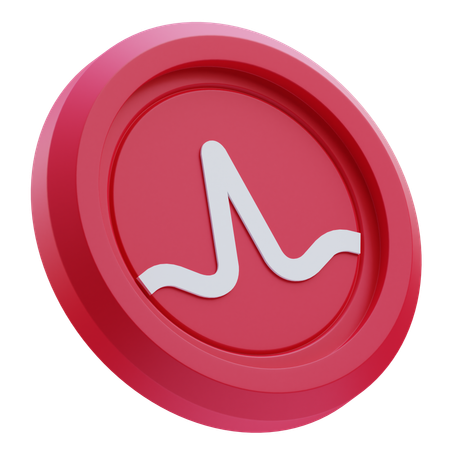 Free Logo Broadcom sur une pièce circulaire rouge  3D Icon