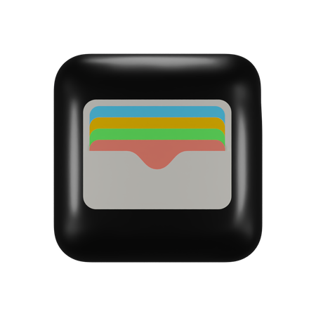 Free Logo der iOS-Wallet-Anwendung  3D Icon