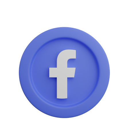 Free Logo do facebook  3D Icon
