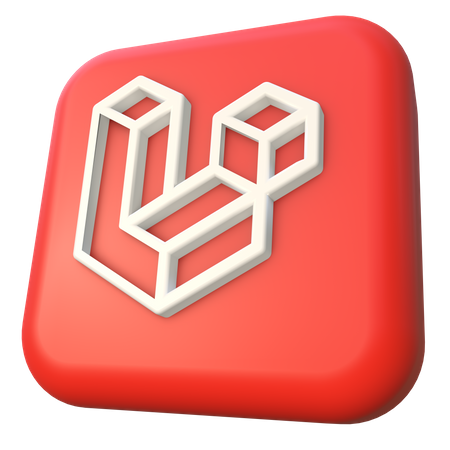Free Logo du cadre Laravel  3D Icon
