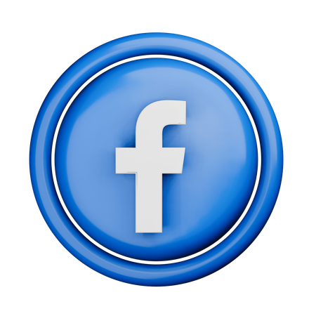 Free Logo Facebook  3D Icon