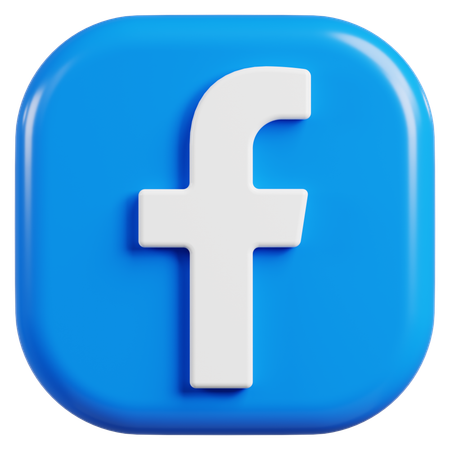 Free Logo Facebook  3D Icon