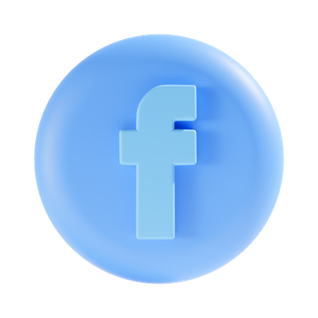 Free Logo Facebook  3D Icon