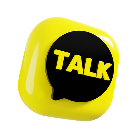 Free Logo kakaotalk  3D Logo