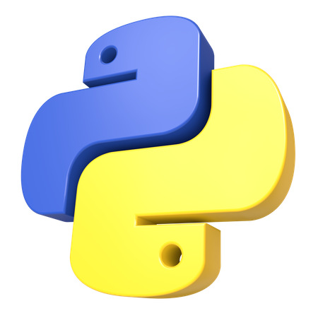 Free Logo en langage python  3D Icon