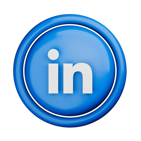 Free Logo LinkedIn  3D Icon