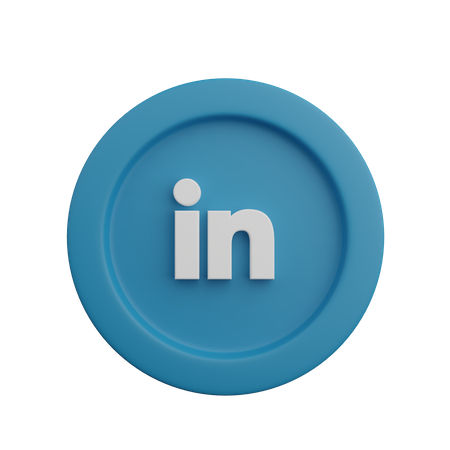 Free Logo LinkedIn  3D Icon