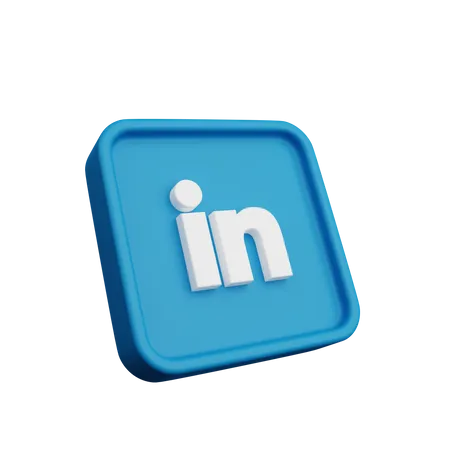 Free Logo LinkedIn  3D Logo