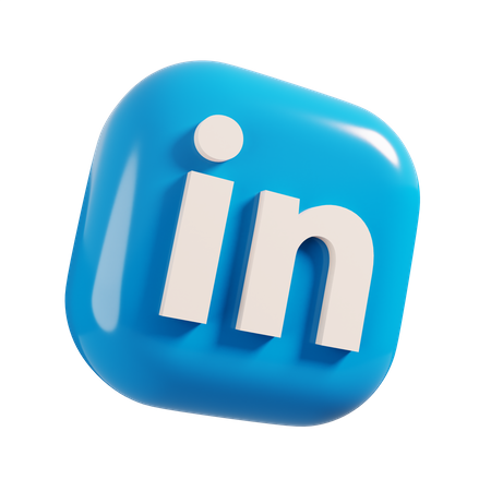 Free Logo LinkedIn  3D Logo