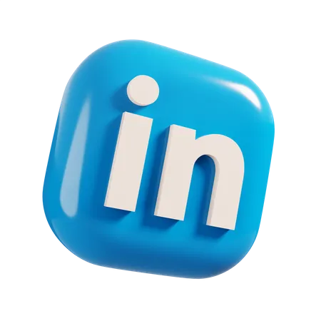 Free Logo LinkedIn  3D Logo