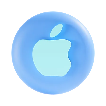 Free Logo pomme  3D Icon