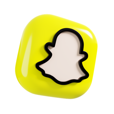 Free Logo snapchat  3D Logo