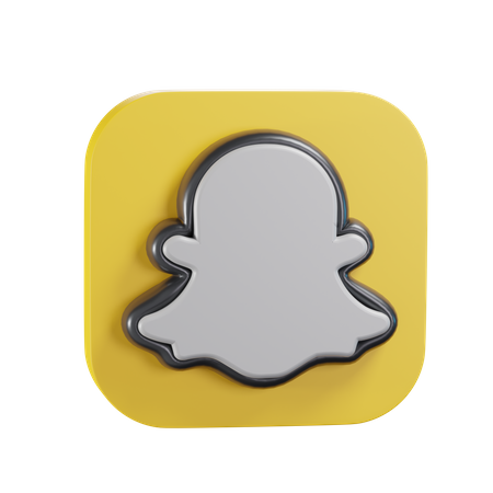 Free Logo snapchat  3D Icon