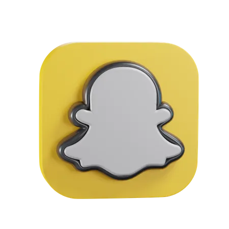 Free Logo snapchat  3D Icon