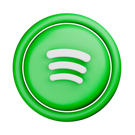 Free Logo Spotify  3D Icon