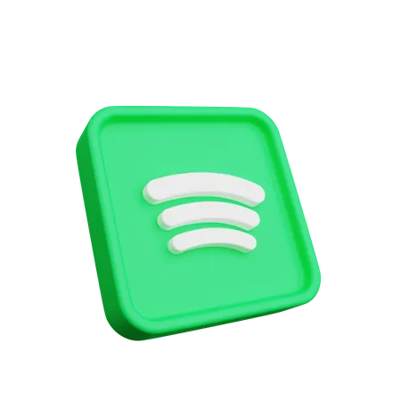 Free Logo Spotify  3D Logo