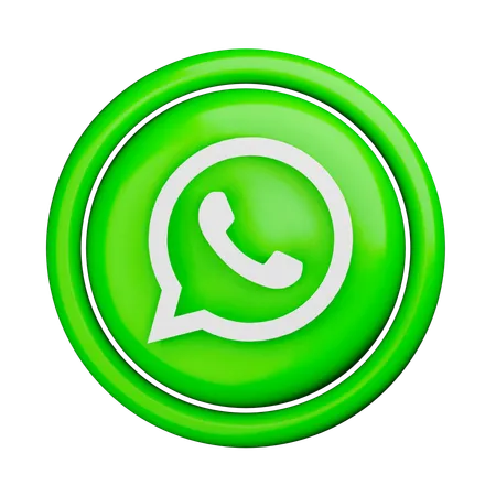 Free Logotipo de whatsapp  3D Icon