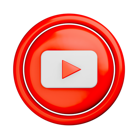 Free Logo YouTube  3D Icon