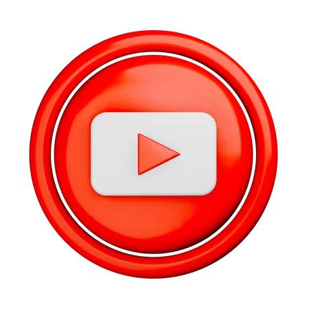 Free Logo YouTube  3D Icon