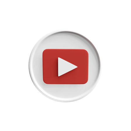 Free Logo YouTube  3D Icon