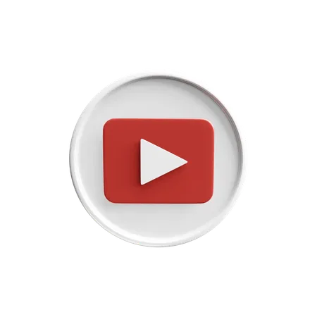 Free Logo YouTube  3D Icon