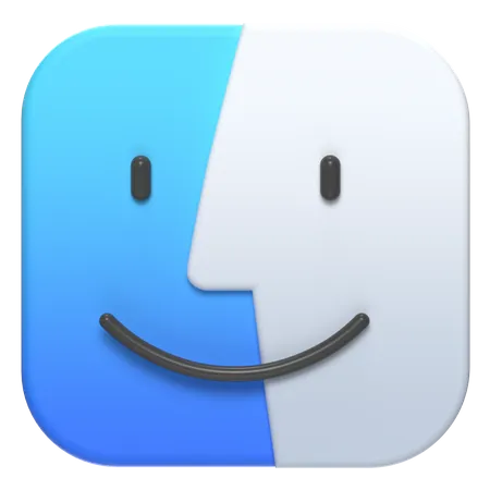 Free Logotipo 3d do localizador do Mac OS  3D Logo