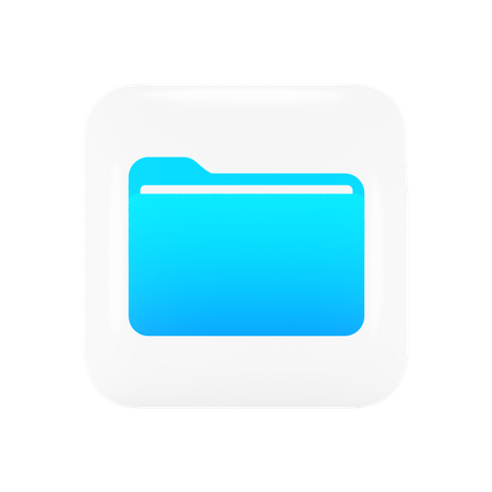 Free Logotipo de archivos ios  3D Logo
