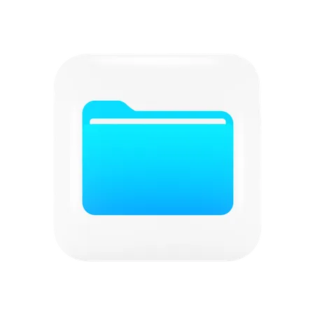 Free Logotipo de archivos ios  3D Logo