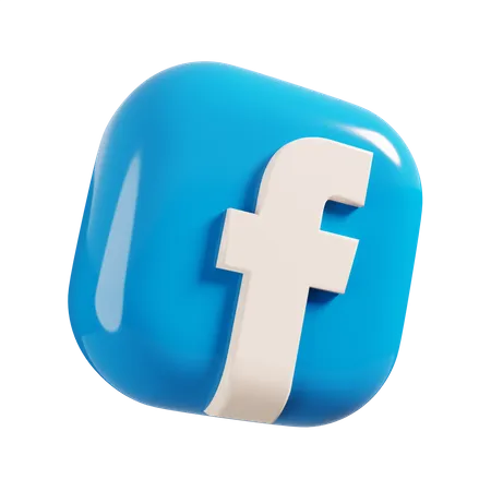 Free Logo de Facebook  3D Logo