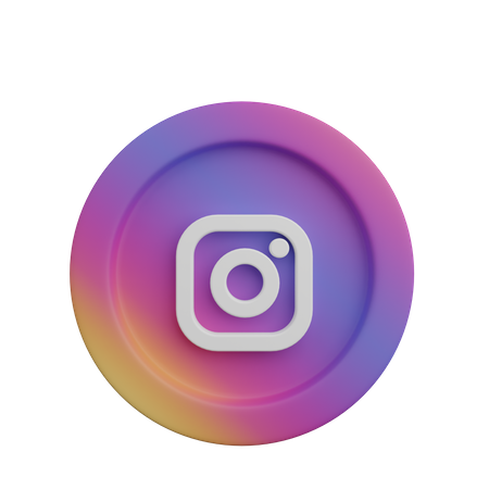Free Logotipo de instagram  3D Icon
