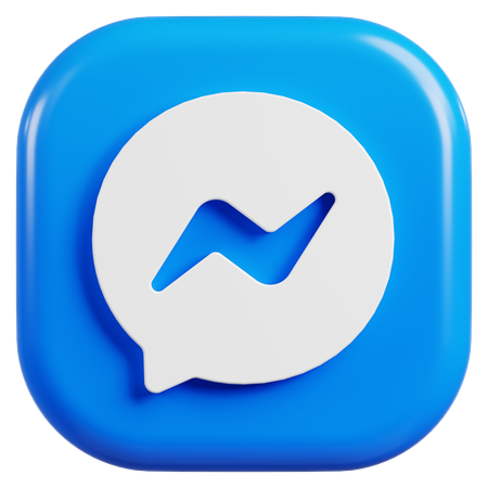 Free Logotipo de mensajero  3D Icon