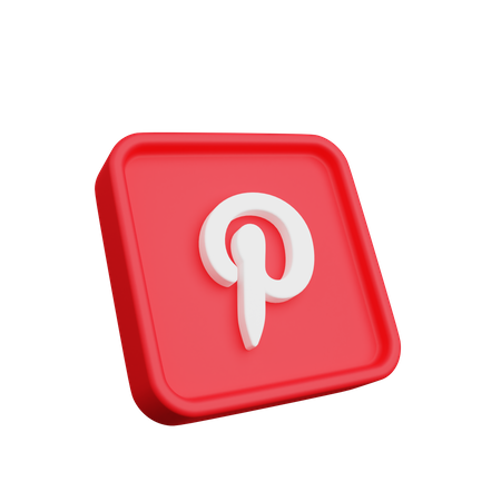 Free Logotipo de Pinterest  3D Icon