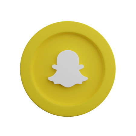 Free Logotipo de Snapchat  3D Icon