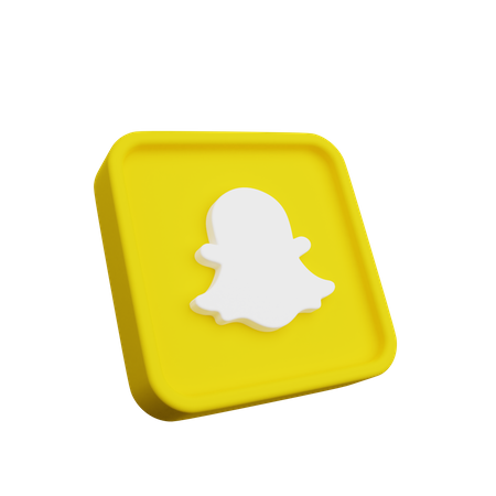 Free Logotipo de Snapchat  3D Icon