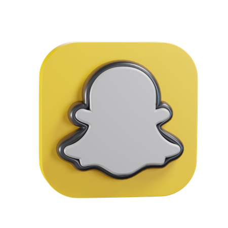 Free Logotipo de Snapchat  3D Icon