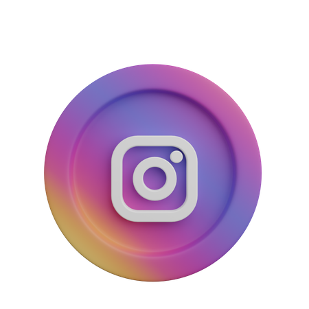 Free Logotipo do instagram  3D Icon