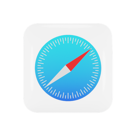 Free Logotipo do navegador Safari  3D Logo