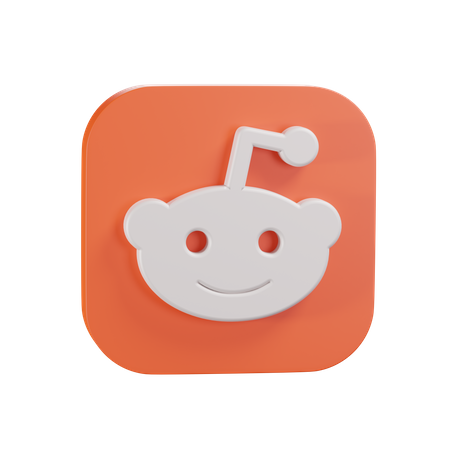 Free Logotipo do reddit  3D Icon